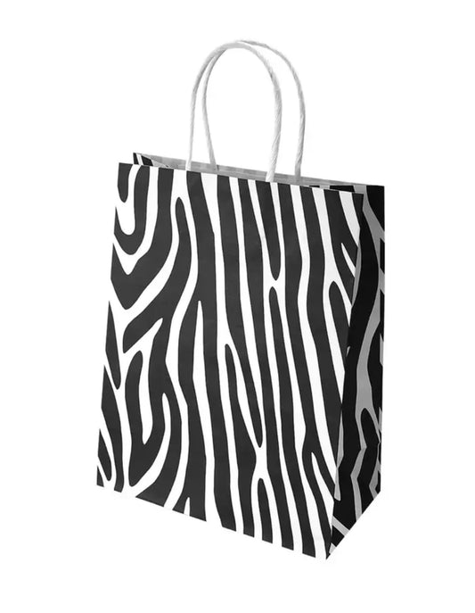 Papieren tasje zebra
